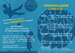 Einladung FWH- und Kinderfest 2013