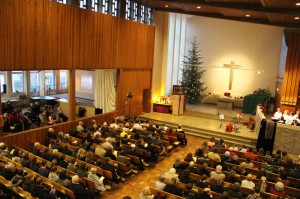 Weihnachtsgottesdienst 2012 in der erweiterten Stephanuskirche