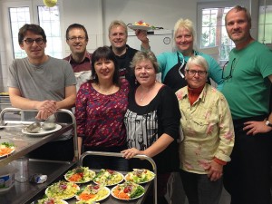 Das Kochteam im Waldheim am 5. Oktober 2014