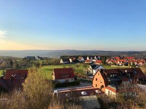 Ankunft in Lutzenberg am späten Freitagnachmittag