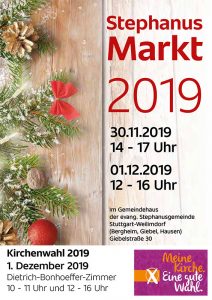 Cover Flyer Stephanusmarkt 2019